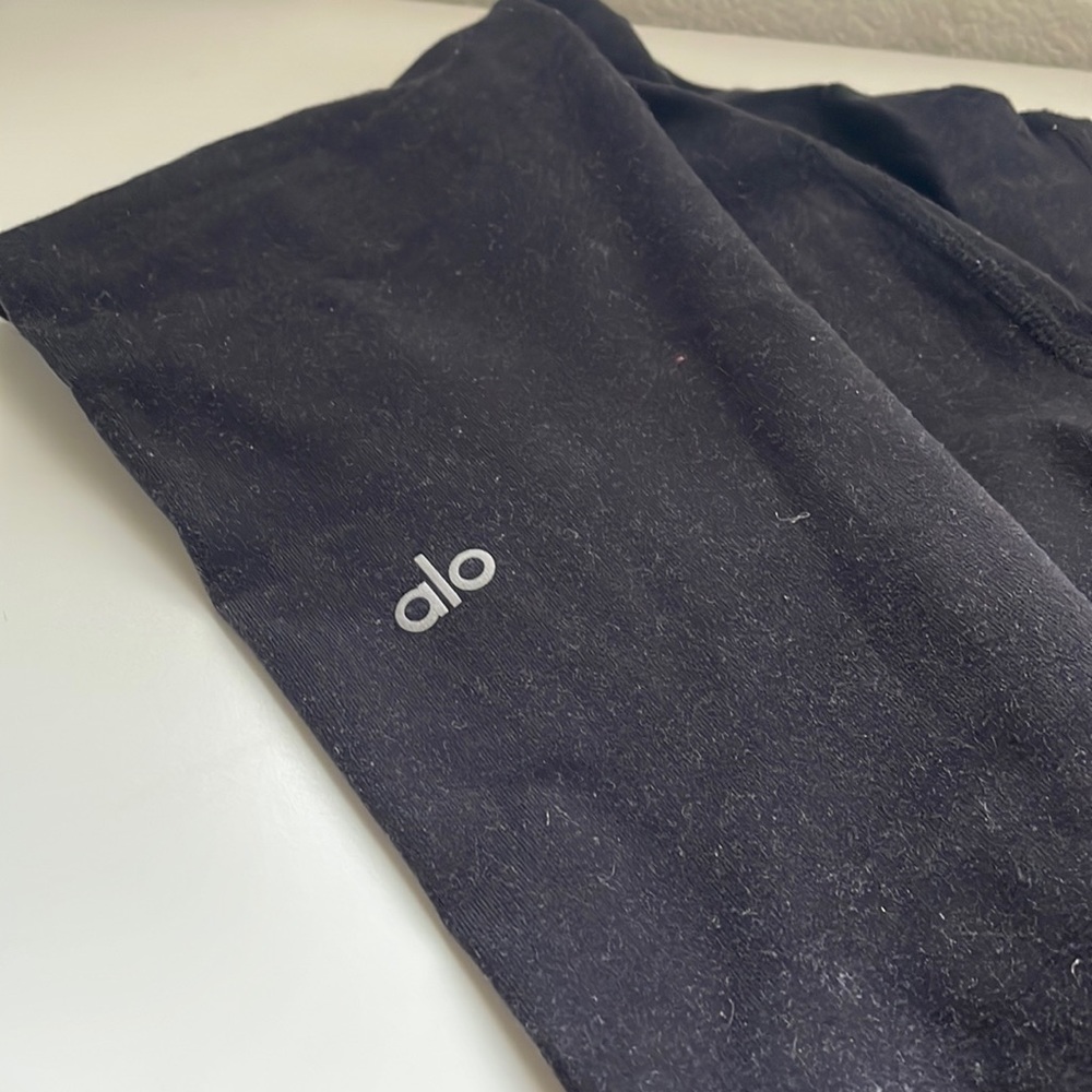 Alo Yoga Black Airbrush Leggings Size Small (4/6)
